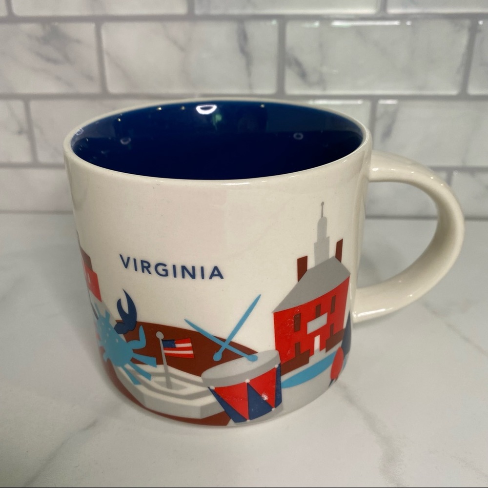 Starbucks Virginia You Are Here Collection Mug, 14 oz